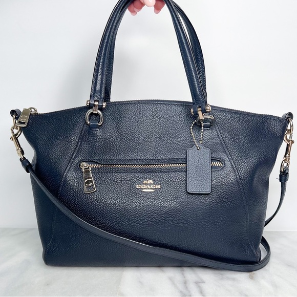 Coach Handbags - Coach Pebble Leather Prairie Satchel 58874